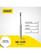 Mani Diamond Bur - Minimal Intervention, Medium (Short Shank), 5Pcs/PK, MDBMI-S45