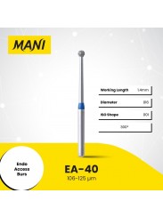 Mani Diamond Bur -Endo Access, Medium, 5Pcs/PK, MDBEA-40