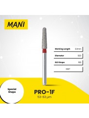 Mani Diamond Bur - Procera, Fine, 5Pcs/PK, MDBPRO-1F 