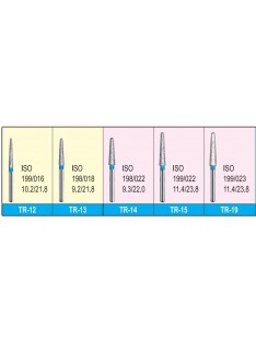 Mani Diamond Burs - Round End Taper, Medium, 5Pcs/PK