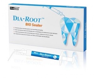 DIADENT Dia-Root Bioceramic Bio Sealer Contains: 1 x 2 g syringe, 20 disposable tips, and 1 silicone cap  1003-701