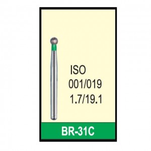 Mani Diamond Burs - Round, Coarse, 5Pcs/PK