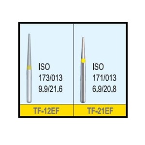 Mani Diamond Burs - Flat End Taper, Extra Fine, 5Pcs/PK