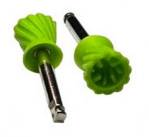 Latex-free Prophy Cups Latch - Hard, Green, 100/Bag