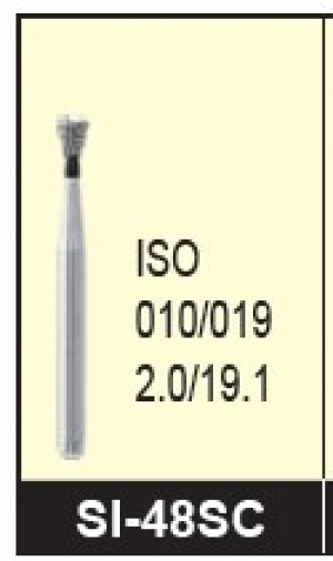 Mani Diamond Bur - Inverted Cone, SI-48SC, Super-Coarse, 5pcs/pk